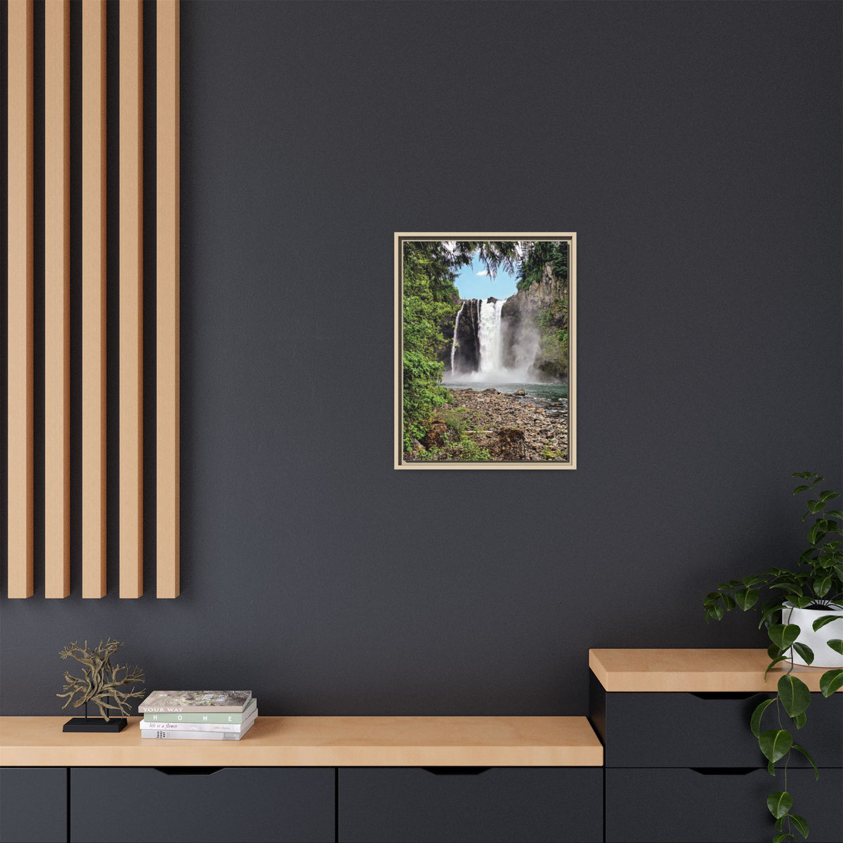 Snoqualmie Falls | Framed Matte Canvas