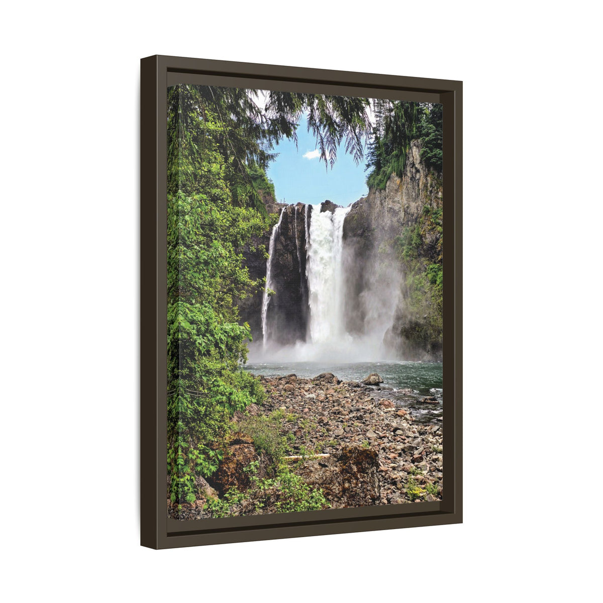 Snoqualmie Falls | Framed Matte Canvas