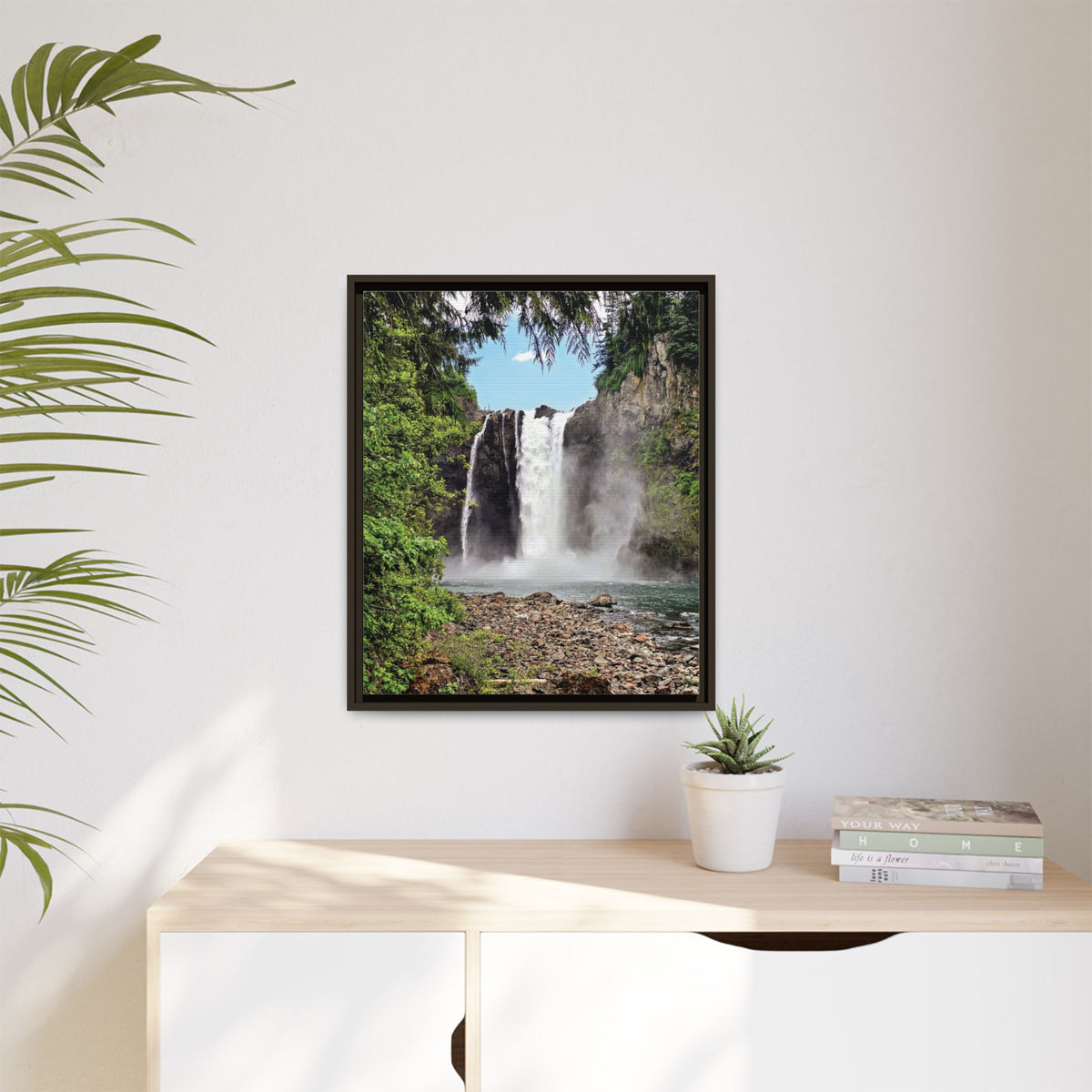 Snoqualmie Falls | Framed Matte Canvas