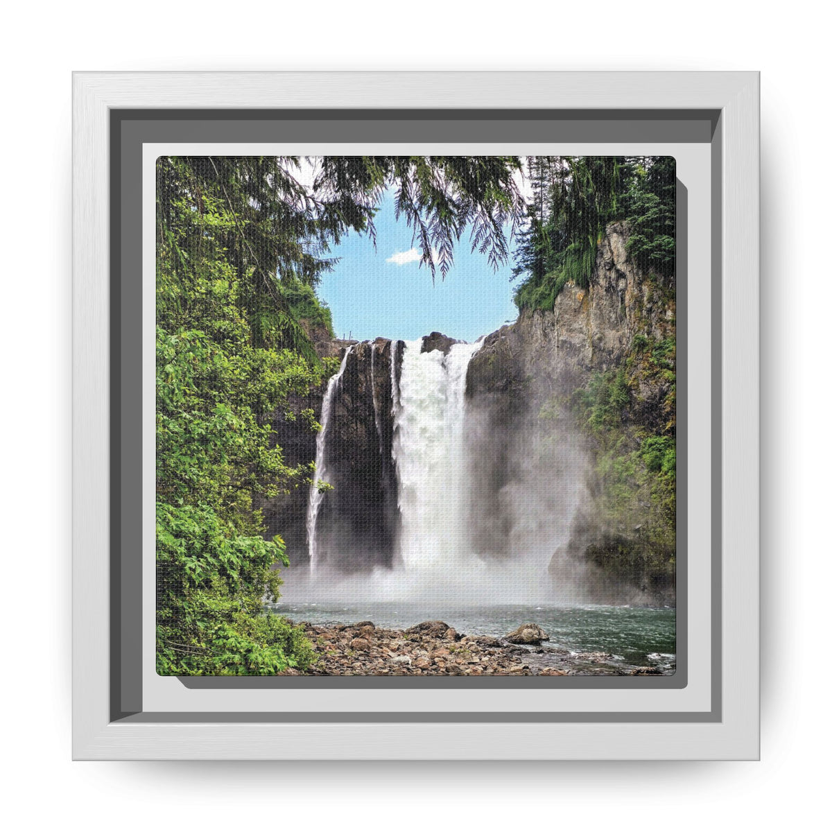 Snoqualmie Falls | Framed Matte Canvas