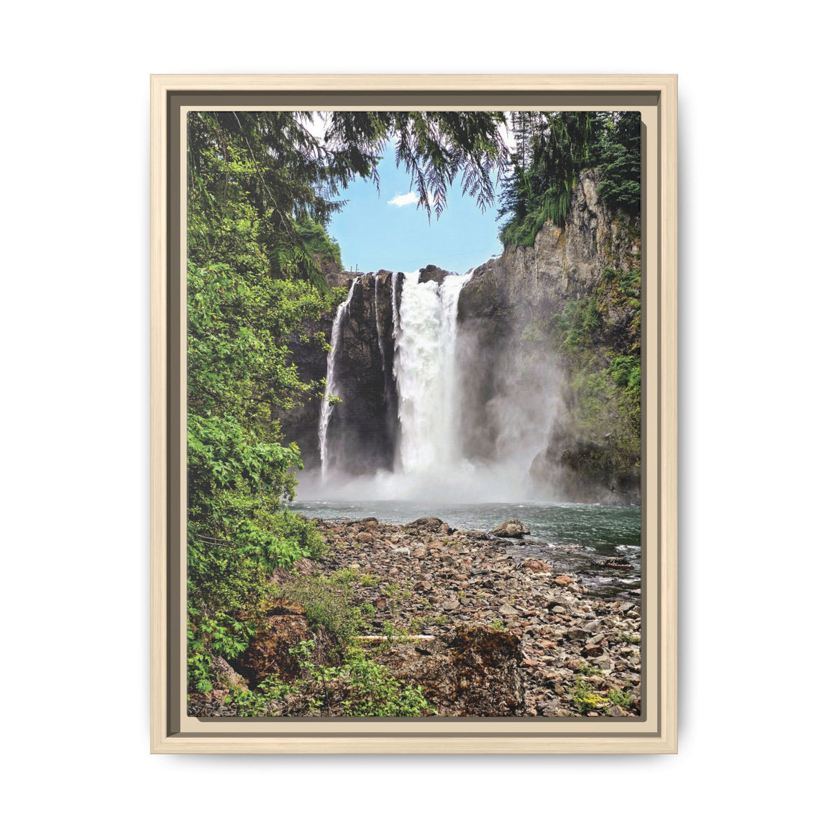 Snoqualmie Falls | Framed Matte Canvas