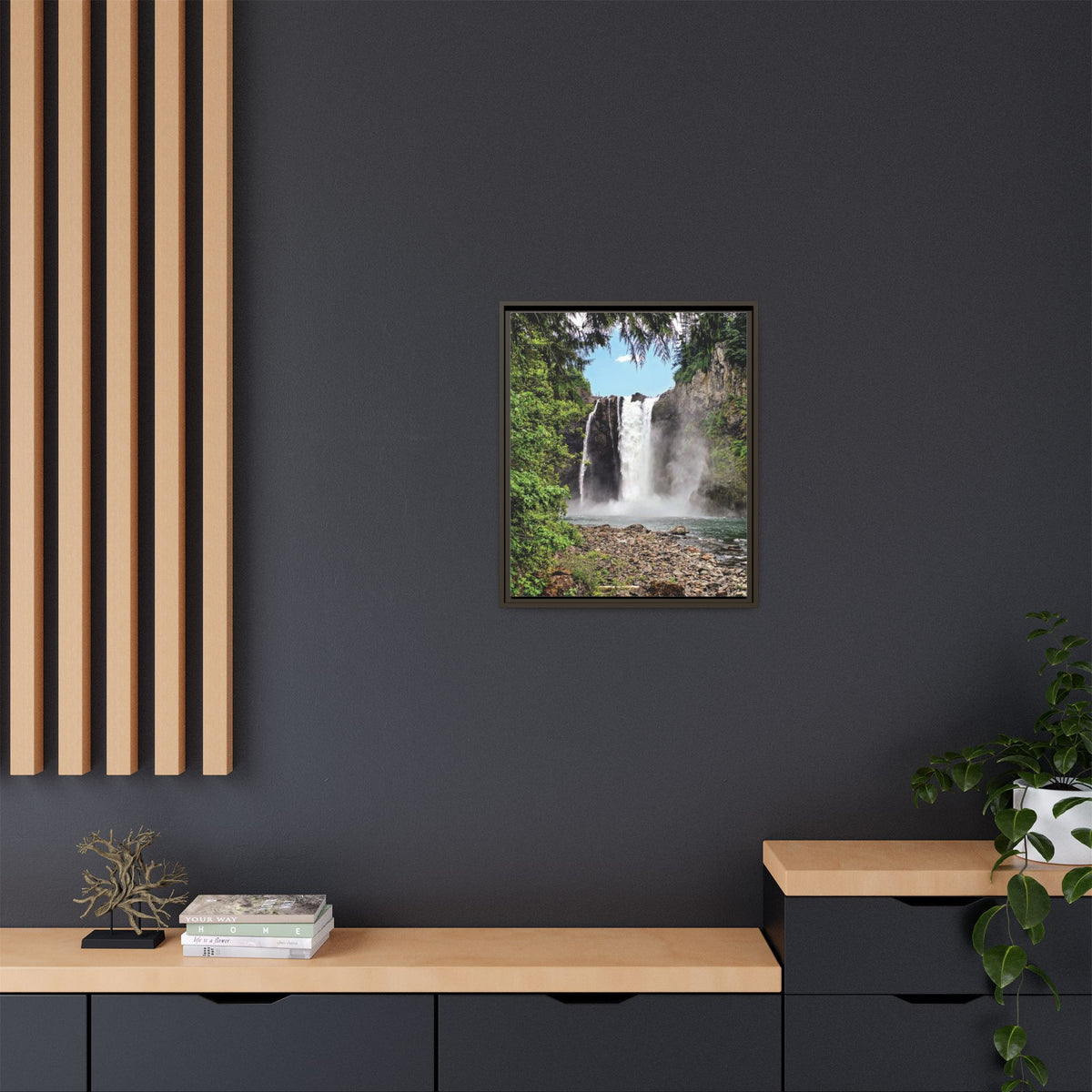 Snoqualmie Falls | Framed Matte Canvas