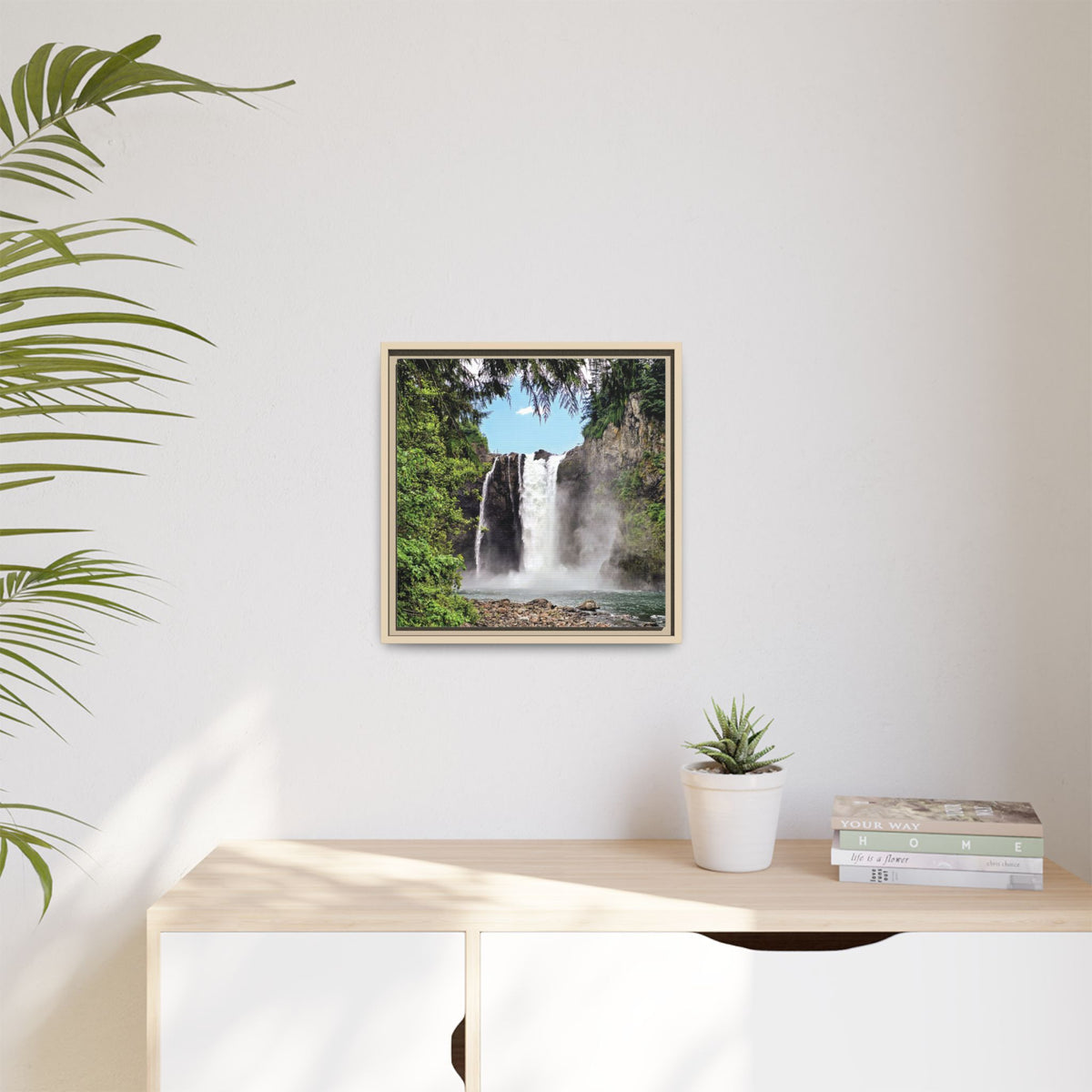 Snoqualmie Falls | Framed Matte Canvas