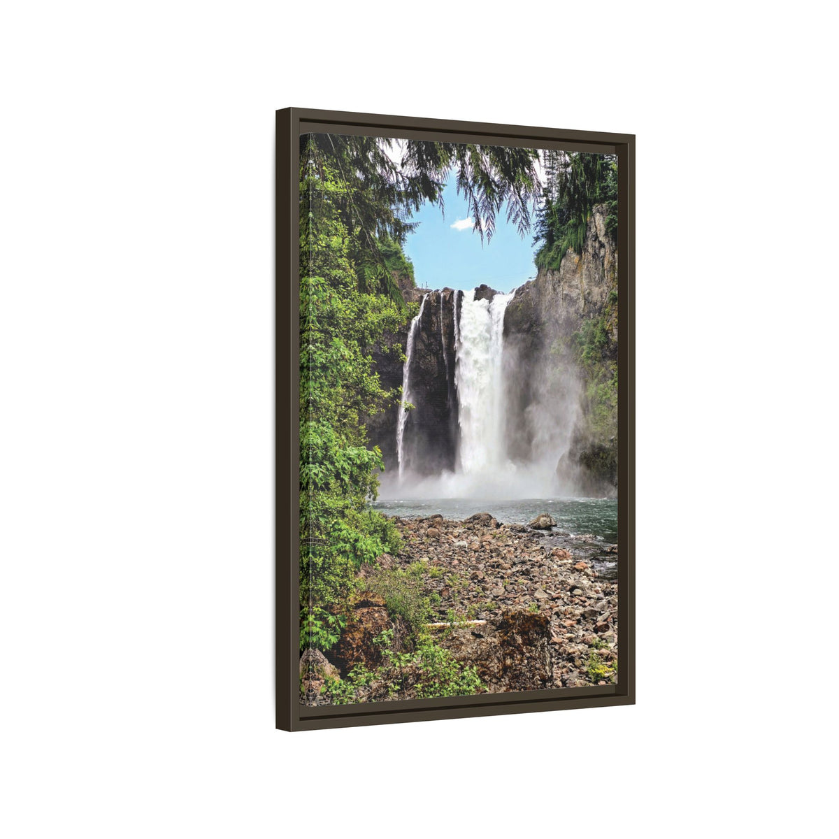 Snoqualmie Falls | Framed Matte Canvas