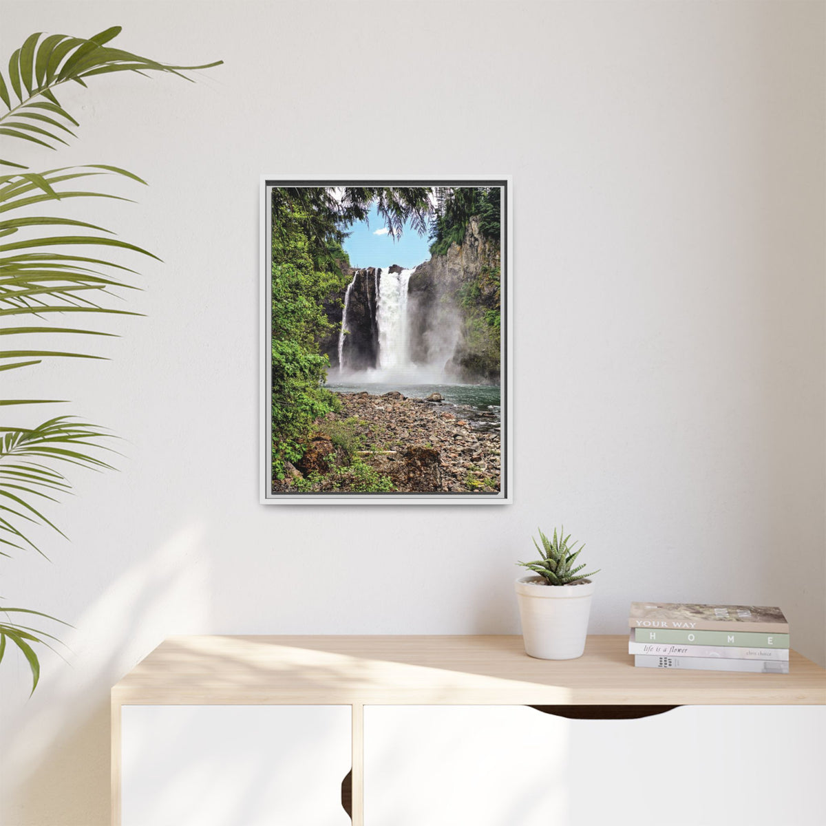 Snoqualmie Falls | Framed Matte Canvas