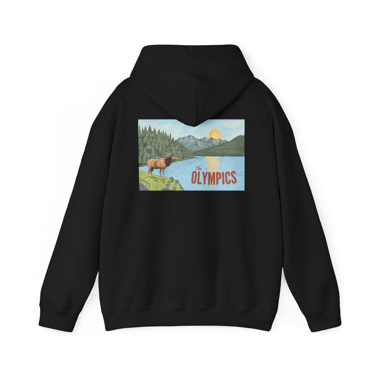 The Olympics Vintage Adventure Sweatshirt | PNW Outdoor Sweatshirt