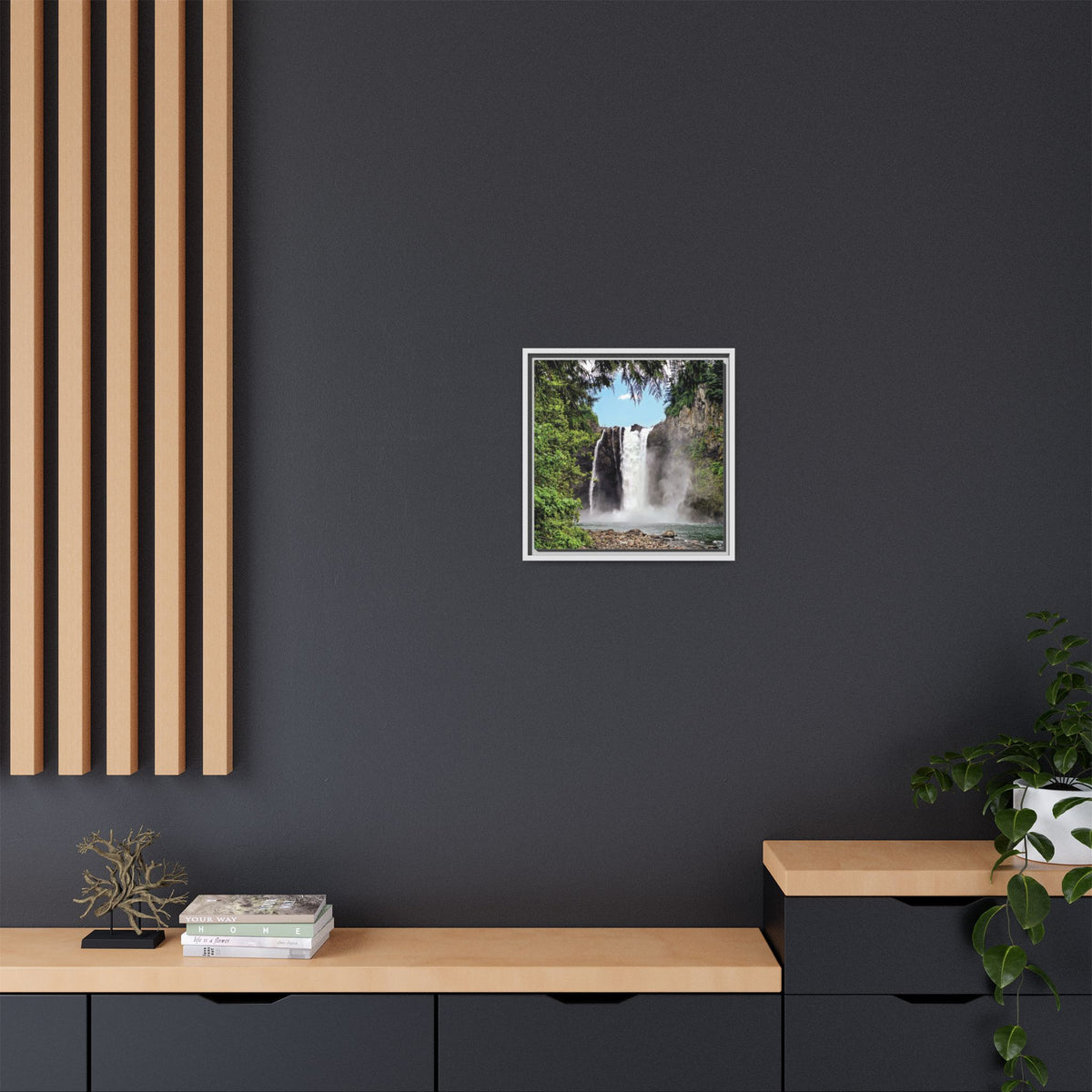 Snoqualmie Falls | Framed Matte Canvas