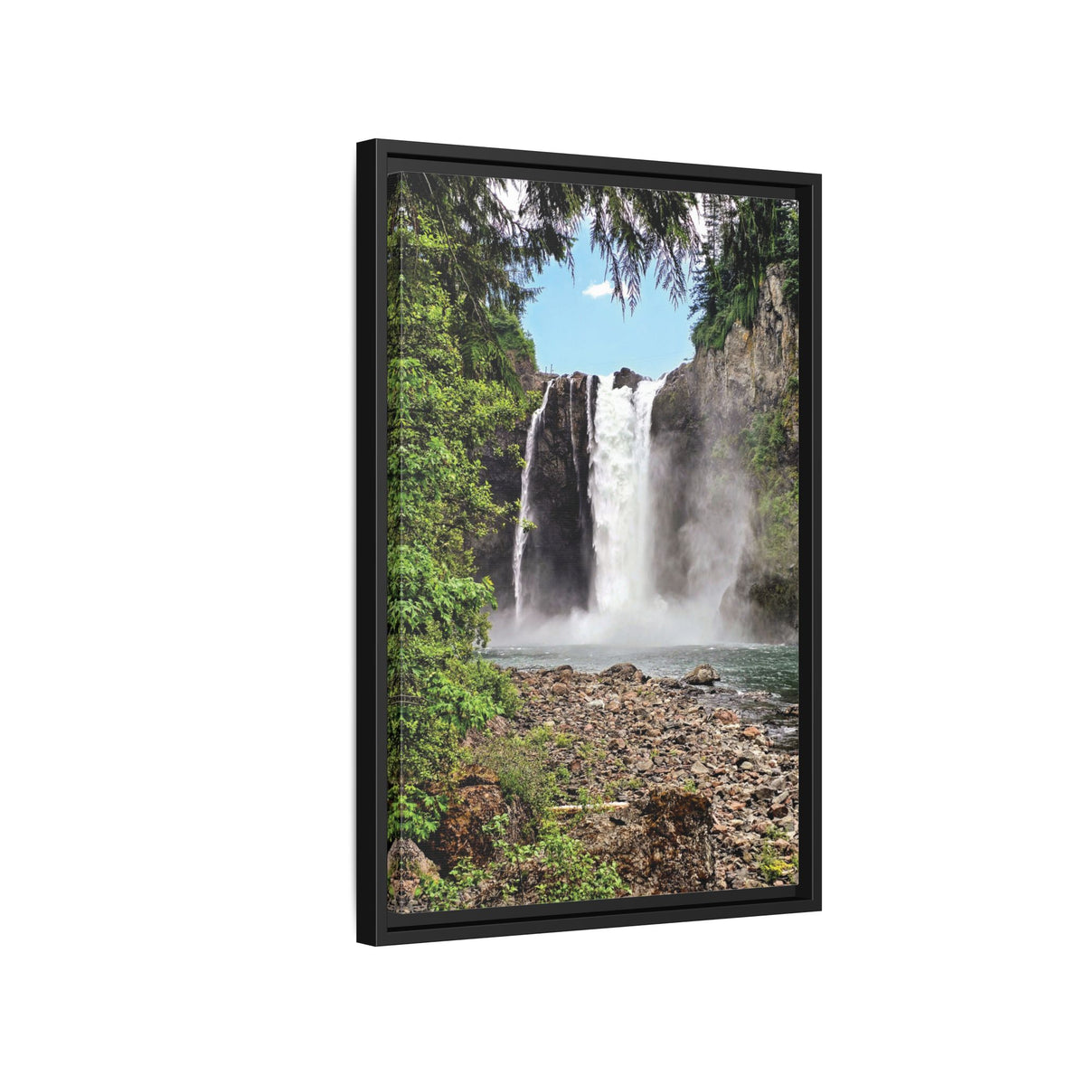Snoqualmie Falls | Framed Matte Canvas