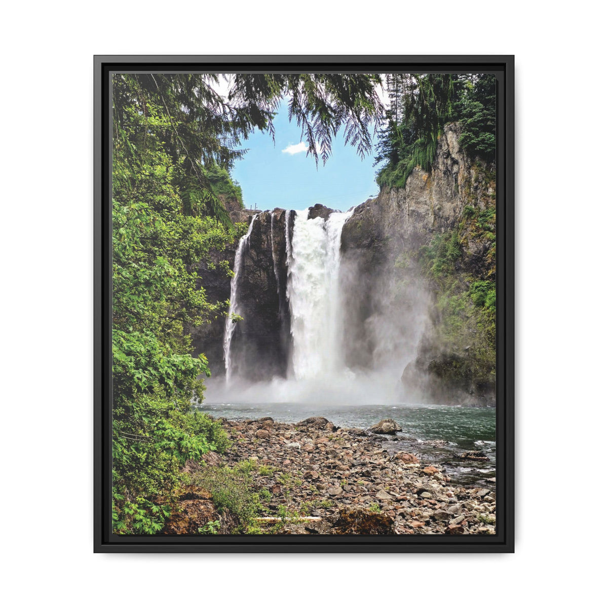 Snoqualmie Falls | Framed Matte Canvas