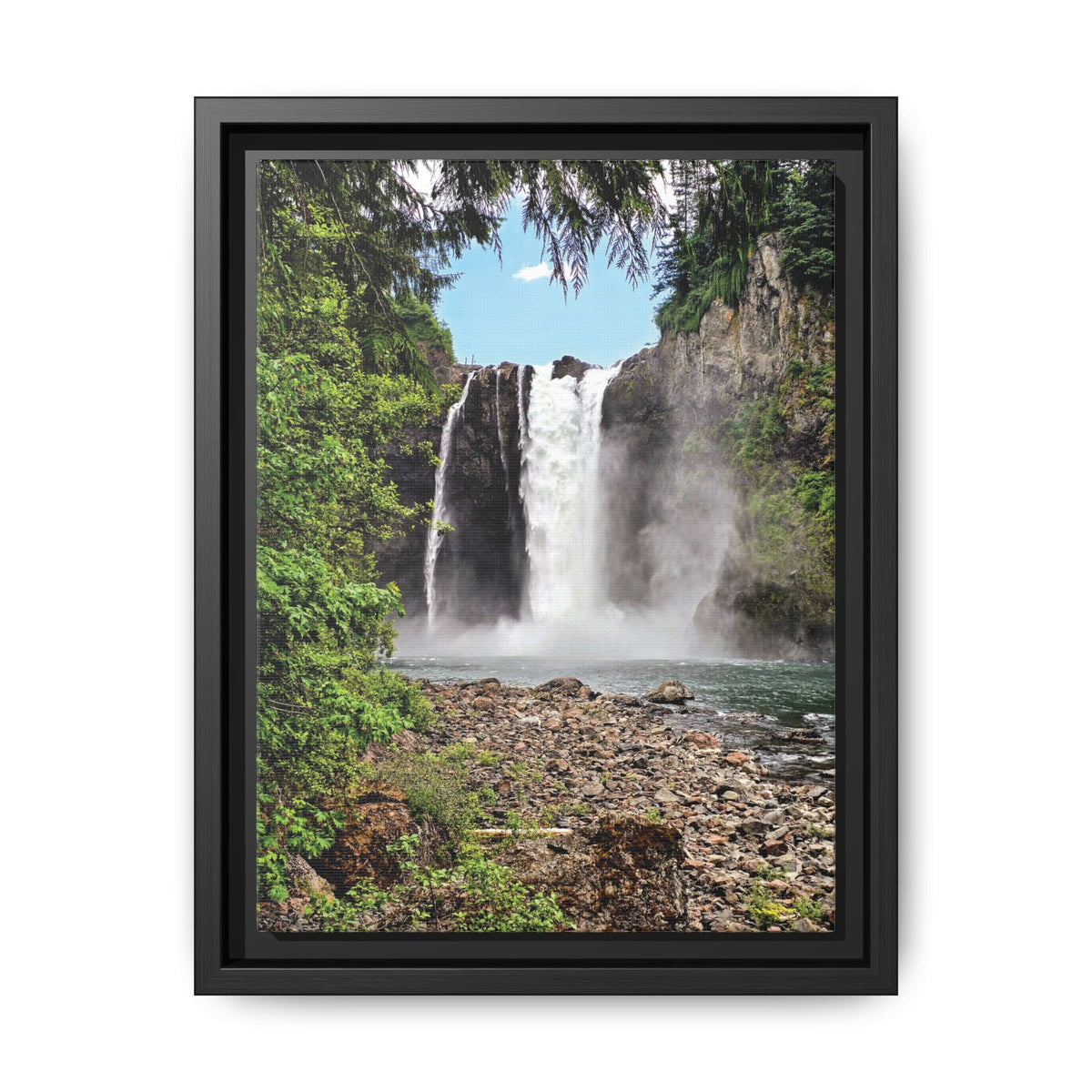 Snoqualmie Falls | Framed Matte Canvas