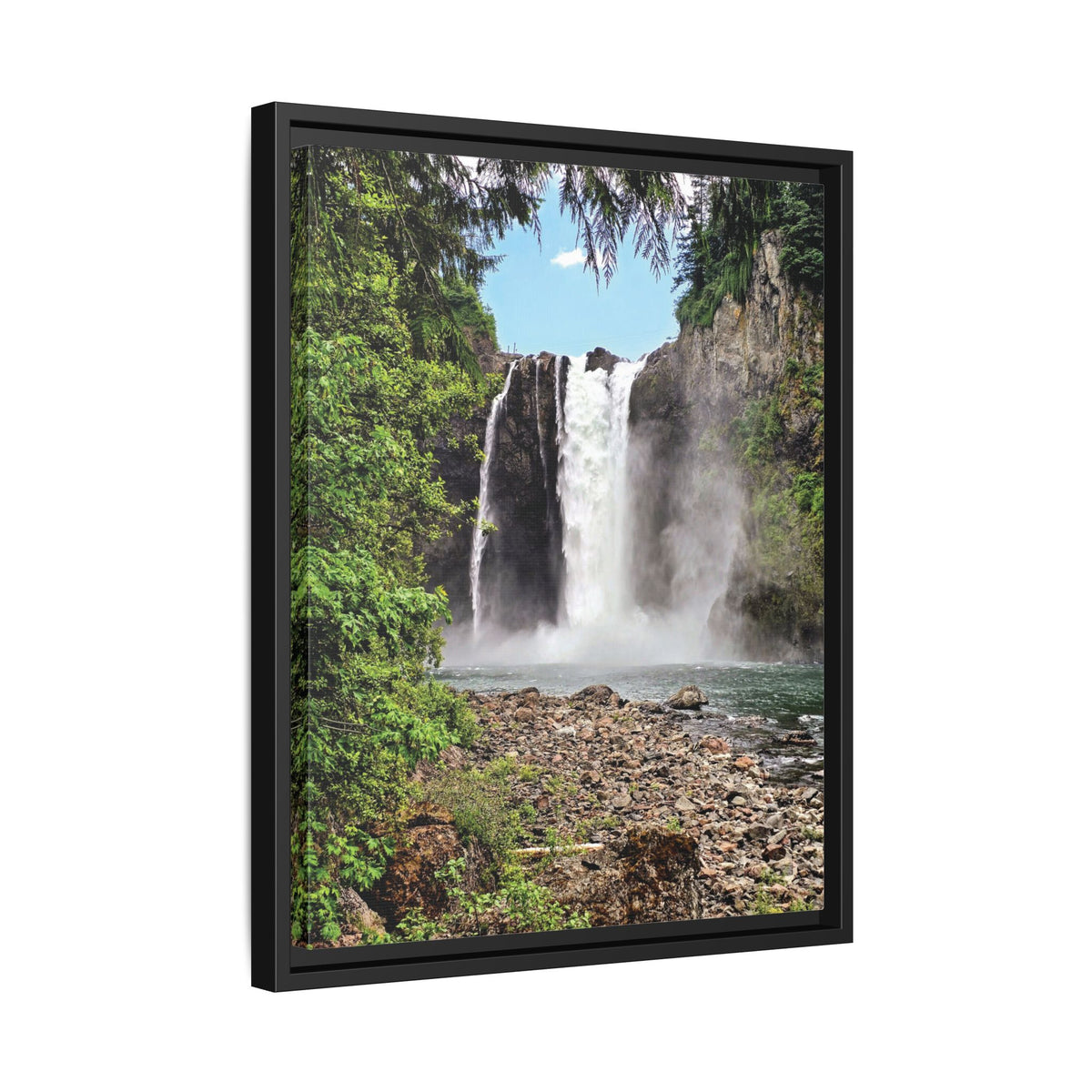 Snoqualmie Falls | Framed Matte Canvas